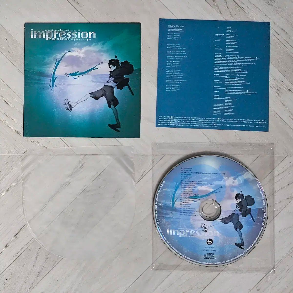 サムライチャンプルー　samurai champloo CD～2枚セット サムライ チャンプルー ー 日本版 CD 2 種 セット - メルカリ