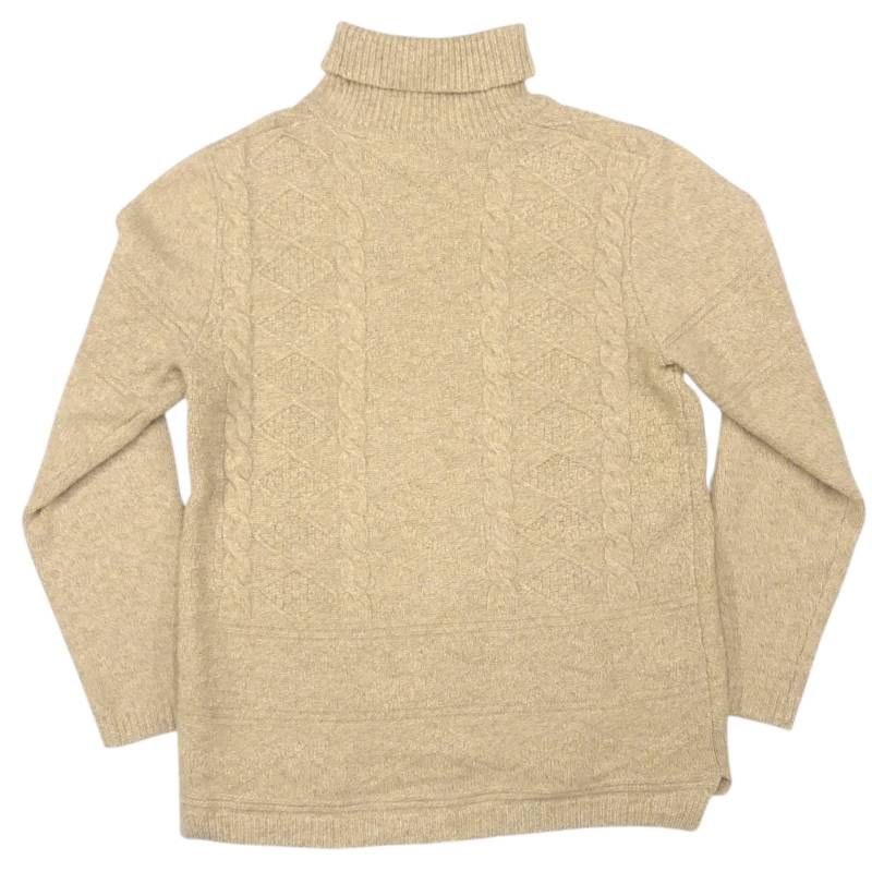 新品 未使用Paul Smith ケーブル編みニット カシミヤ混 M ベージュ Paul Smith ポールスミス セーター ニット タートルネック L ベージュ