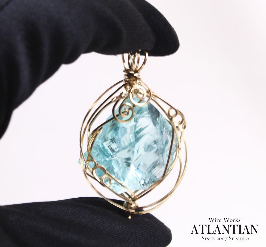 シエラネバダ産アンダラクリスタル （シアンエンジェル） シンプル