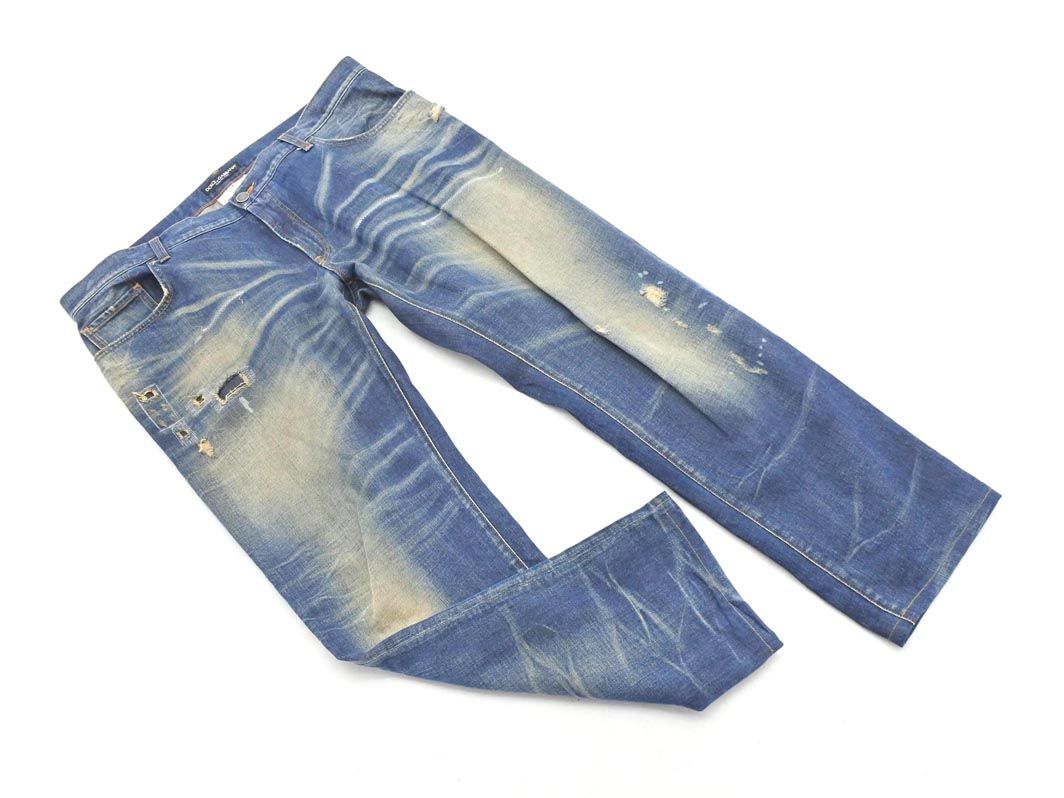 Dolce&Gabbana ドルチェ＆ガッバーナ リペア加工 デニムパンツ size54