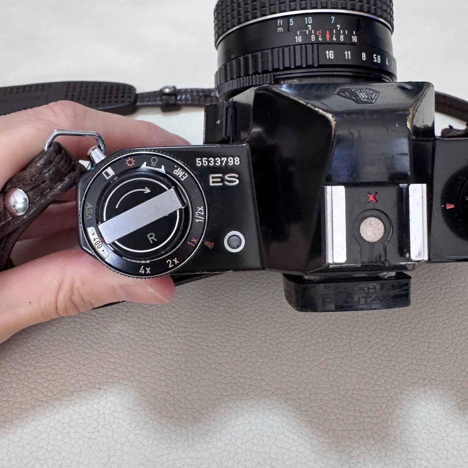 カメラ 【動作確認済】ASAHI PENTAXペンタックス ES2 フィルムカメラ