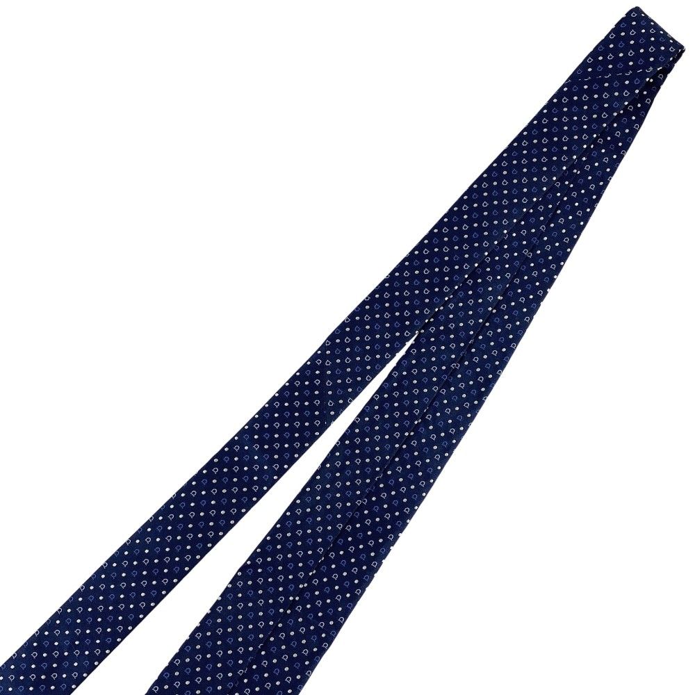 ✨未使用箱付き✨フェラガモ　現行　ガンチーニ　ストライプ　ブルー　ネクタイ □未使用□ フェラガモ ガンチーニ ネクタイ ファッション ビジネス