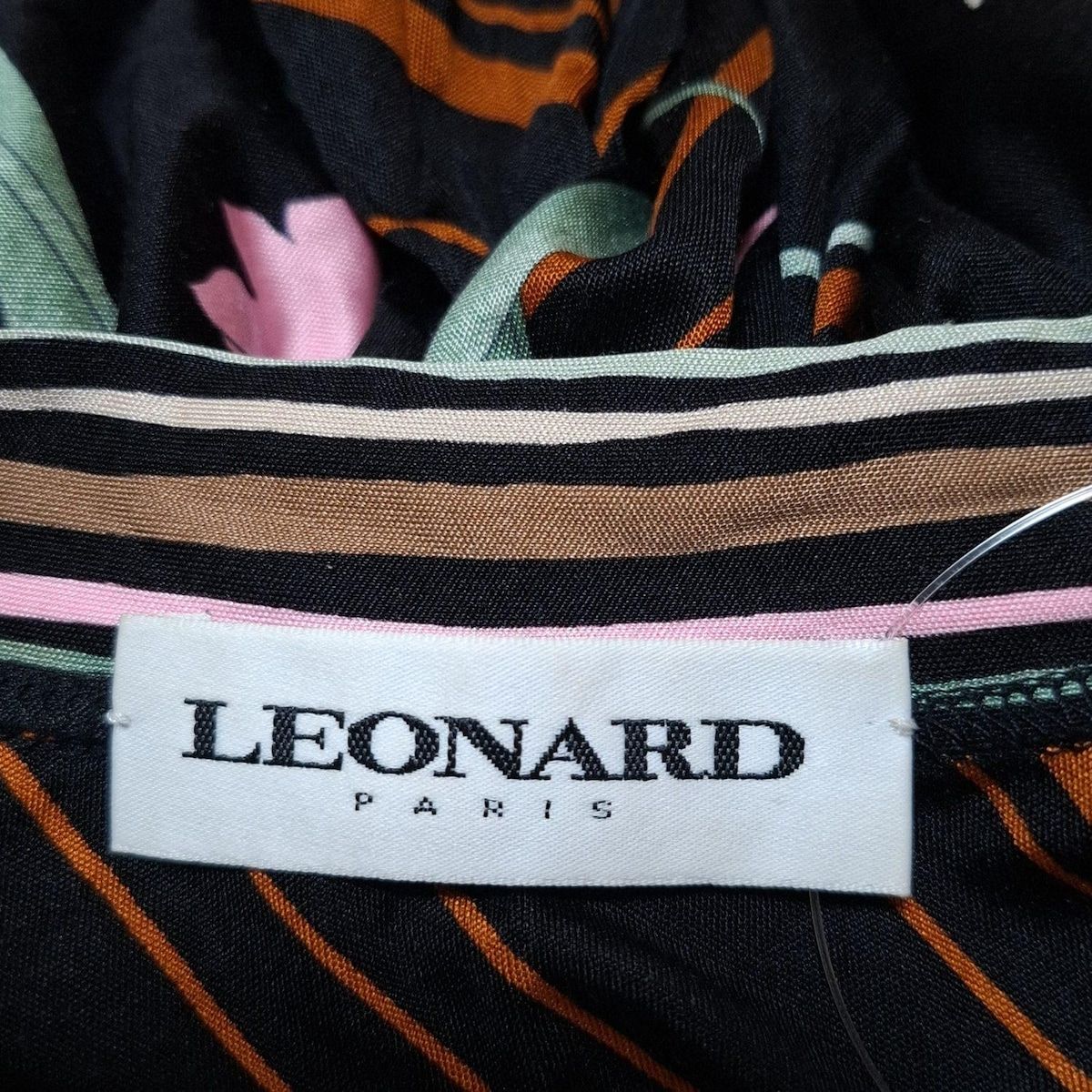 LEONARD(レオナール) 長袖カットソー サイズ40 M レディース - 黒