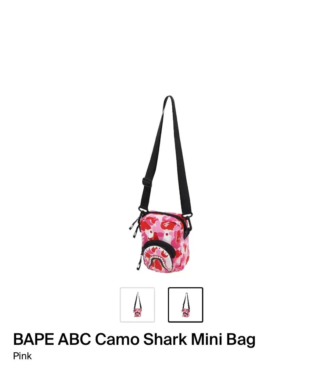A BATHING APE アベイシングエイプ ABCカモ シャーク ミニ クロス