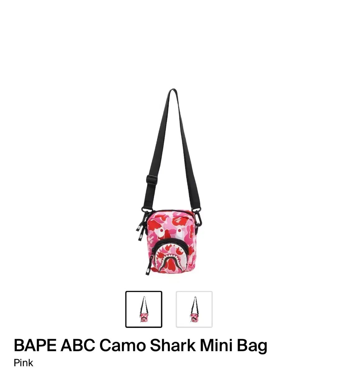 A BATHING APE アベイシングエイプ ABCカモ シャーク ミニ クロス A BATHING APE アベイシングエイプ ABCカモ シャーク ミニ クロス
