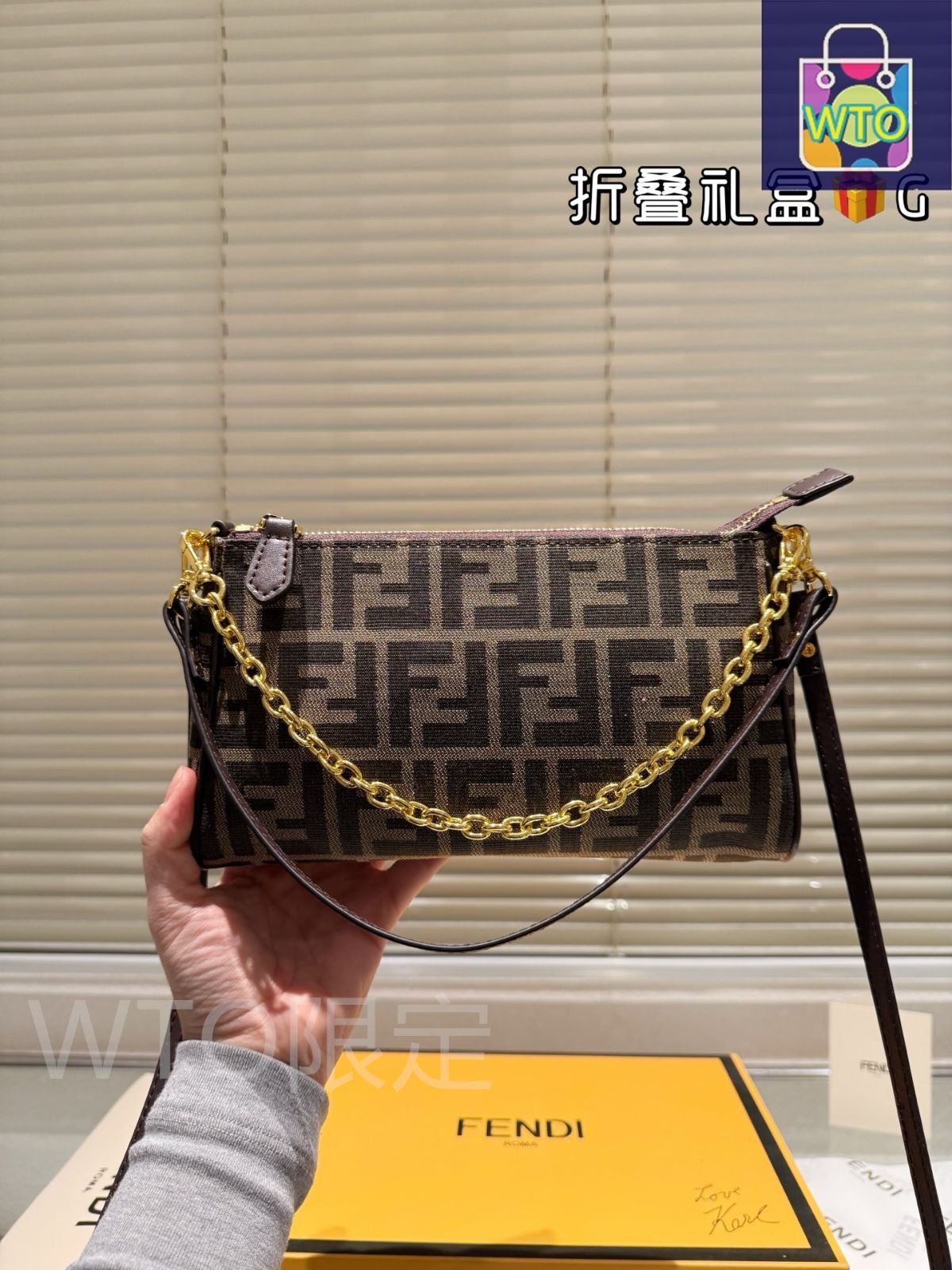 今日特価】Fendi New 性价比最高 デュアルストラップ マージャンバッグ