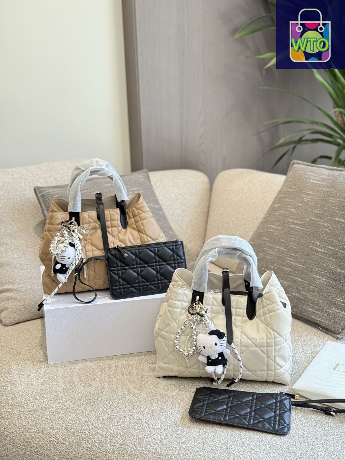 今日特価】Dior Toujours チャイナ ミルクティー カラーブロック 30cm