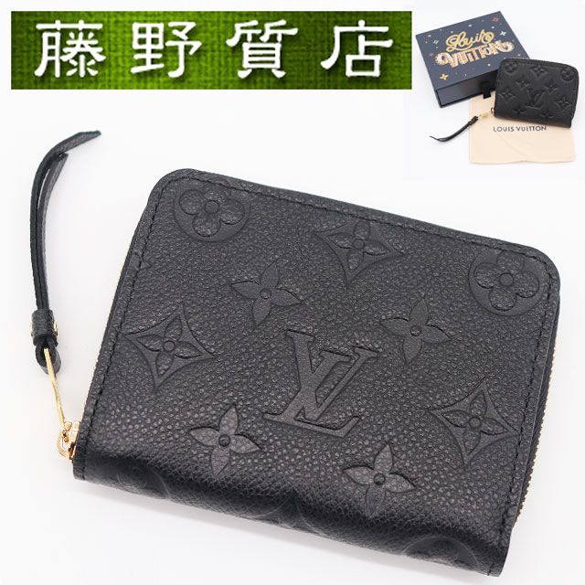 ルイヴィトン ジッピー・パース モノグラムアンプラントブラック 未使用展示品）ルイヴィトン LOUIS VUITTON ジッピー コインパース