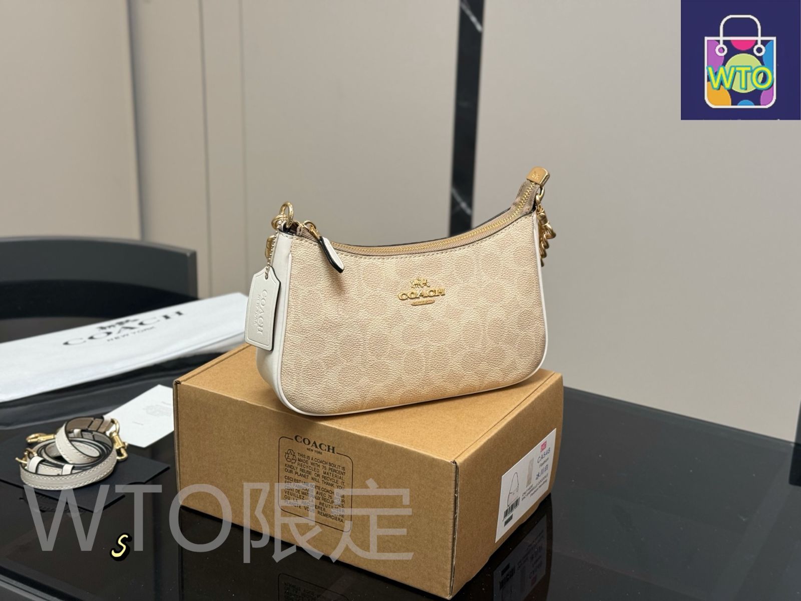 今日特価】Coach Teri Underarm Bag - コーチ テリ アンダーアーム