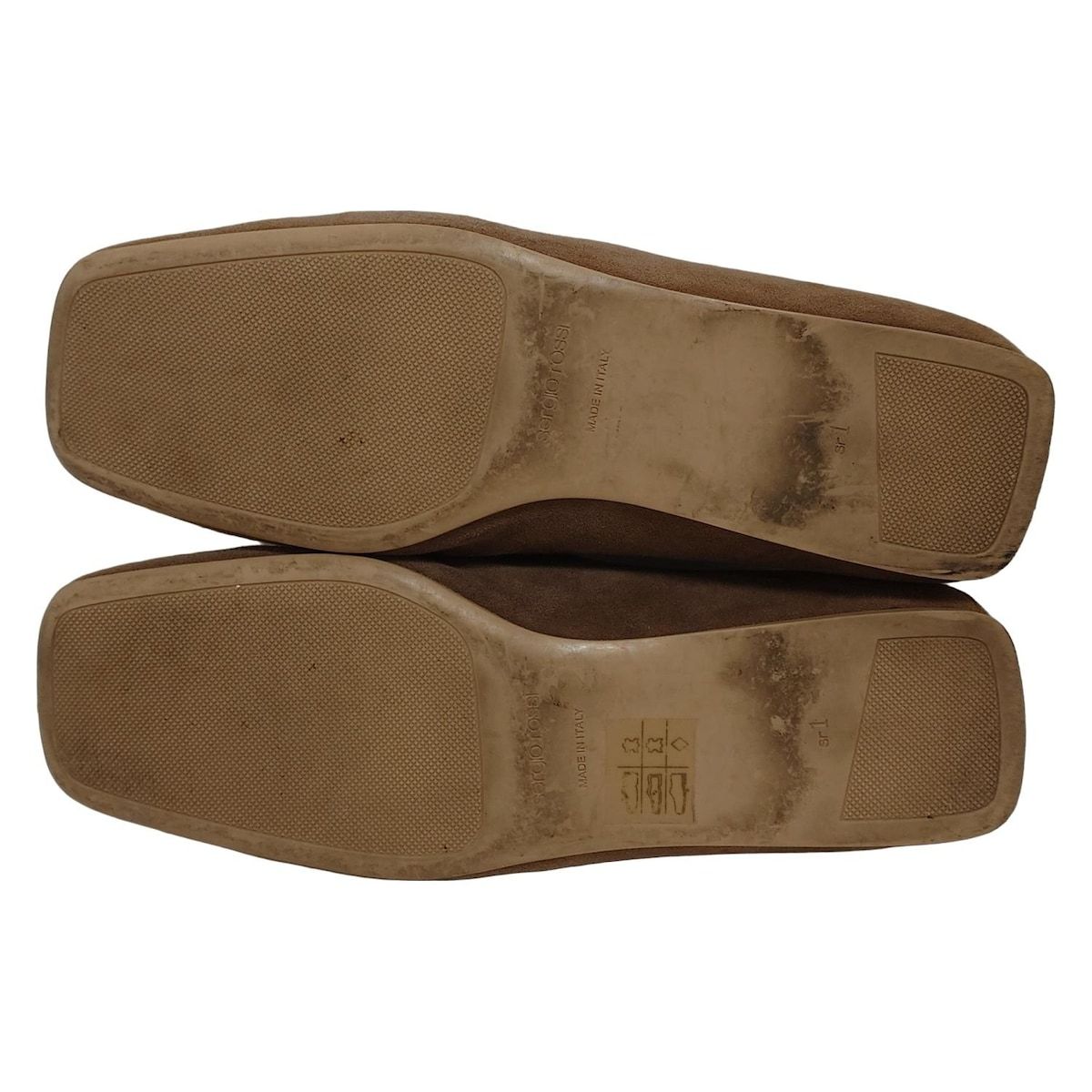 現行 Sergio Rossi SR1 スリッポン フラットシューズ 本革 36 sergio rossi(セルジオロッシ) スリッポン 36 レディース - sr1