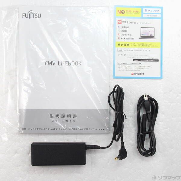 中古品〕 LIFEBOOK WA1／F3 FMVWF3A155 ブライトブラック【251