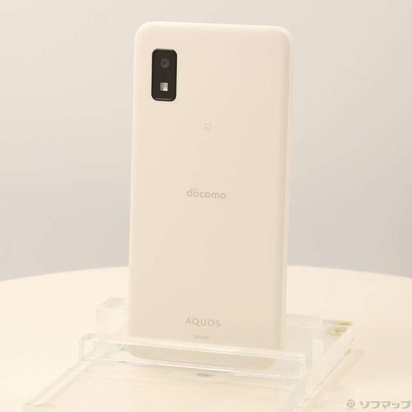 中古品〕 AQUOS wish2 64GB ホワイト SH-51C docomo SIMフリー【368