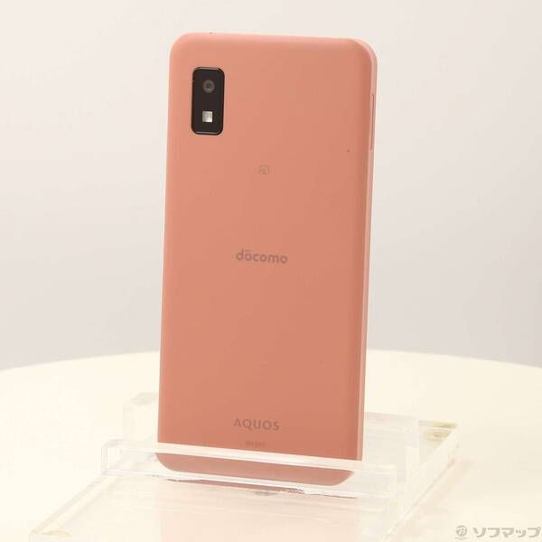 中古品〕 AQUOS wish2 64GB コーラル SH-51C docomo SIMフリー【344