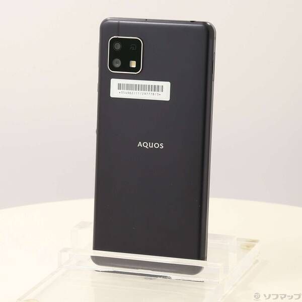 中古品〕 AQUOS sense4 basic 64GB ブラック A003SH Y!mobile【344