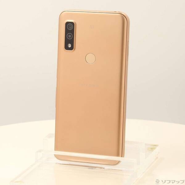 中古品〕 arrows We 64GB ローズゴールド FCG01 au SIMフリー【368