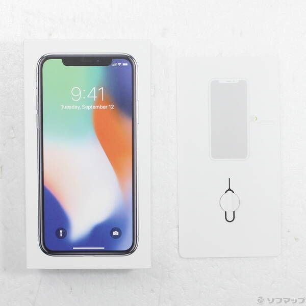 中古品〕 iPhoneX 64GB シルバー MQAY2J／A SIMフリー【349】 - メルカリ