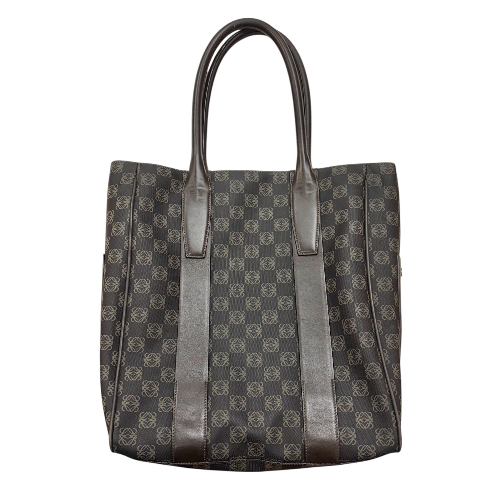 上美品⭐️LOEWE ロエベ】 アナグラム トートバッグ ブラウンカラー 