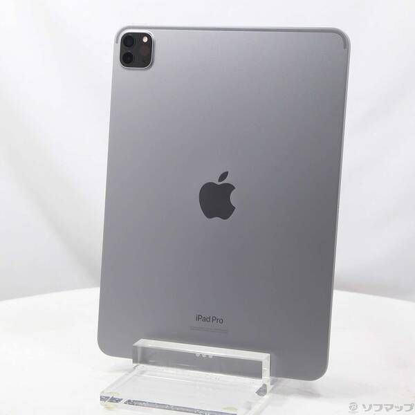 中古品〕 iPad Pro 11インチ 第4世代 512GB スペースグレイ MNXH3J／A