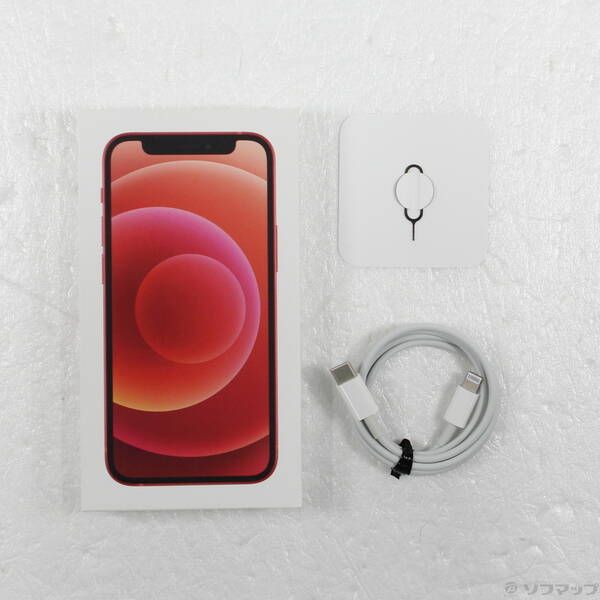 中古品〕 iPhone12 mini 128GB プロダクトレッド MGDN3J／A SIMフリー