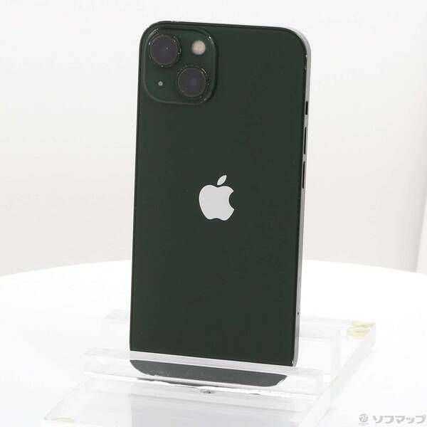 MNGH3J/A iPhone13 Green 256GB【中古】 中古品〕 iPhone13 256GB グリーン MNGH3J／A SIMフリー