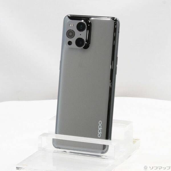 中古品〕 OPPO Find X3 Pro 256GB グロスブラック OPG03 auロック解除