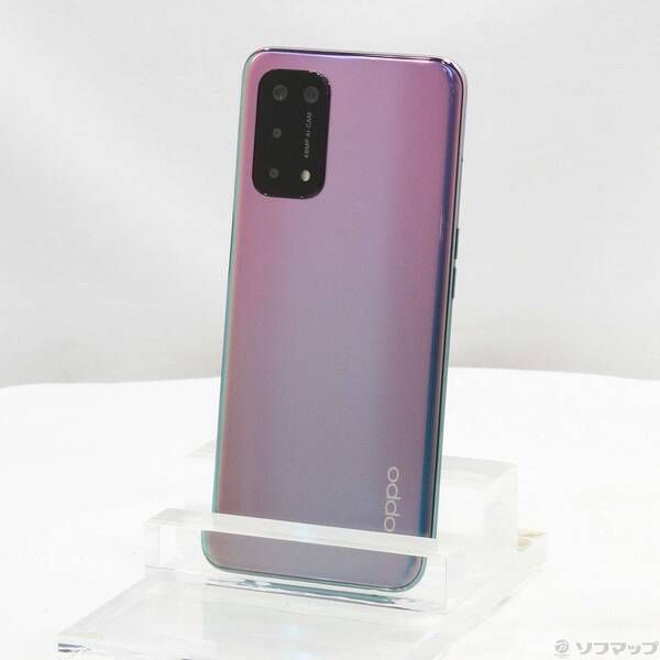 中古品〕 OPPO A54 5G 64GB ファンタスティックパープル OPG02 UQ