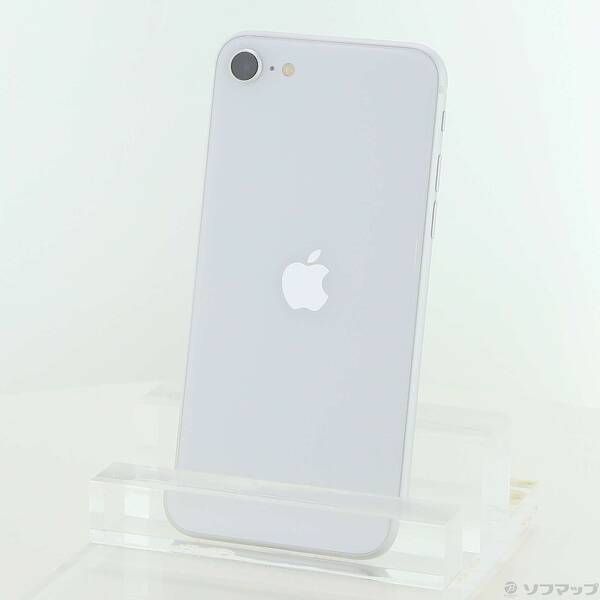 中古品〕 iPhone SE 第2世代 128GB ホワイト MHGU3J／A SIMフリー【344
