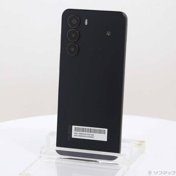 中古品〕 nubia S 5G 128GB ブラック A403ZT Y!mobile SIMフリー【198