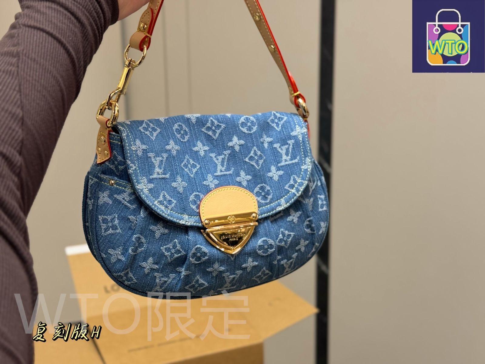 今日特価】Louis Vuitton Denim Inflatables ルイ ヴィトン デニム