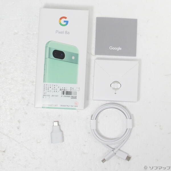中古品〕 Google Pixel 8a 128GB アロエ G576D SIMフリー【344