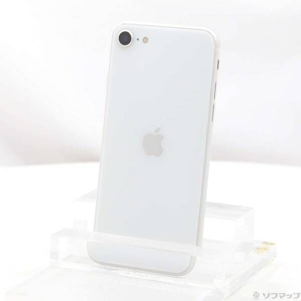 中古品〕 iPhone SE 第2世代 128GB ホワイト MHGU3J／A SIMフリー【348