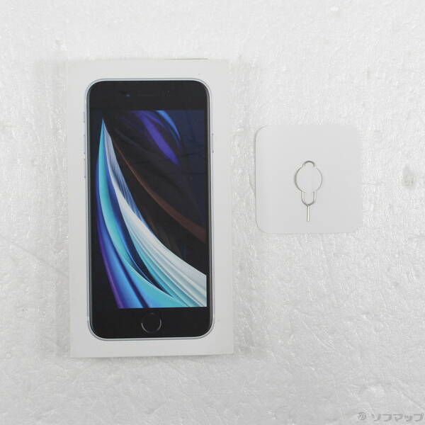 中古品〕 iPhone SE 第2世代 128GB ホワイト MHGU3J／A SIMフリー【348