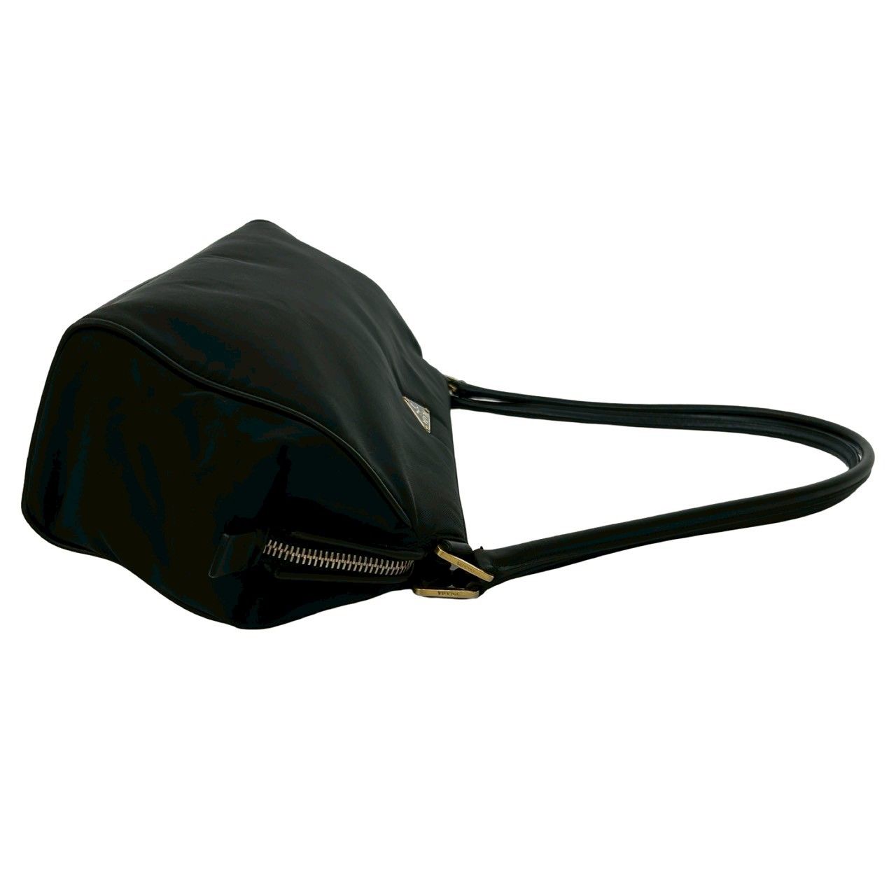 極美品 希少✨PRADA 三角ロゴ オールレザー ブラック バックパック 極美品 希少✨PRADA 三角ロゴ オールレザー ブラック バックパック 極