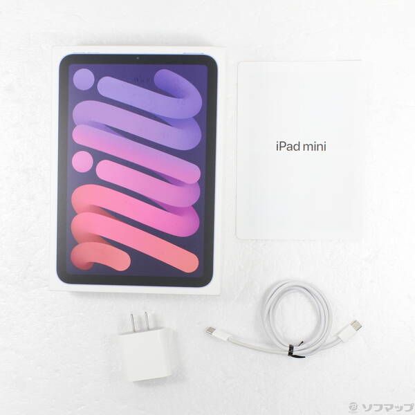 中古品〕 iPad mini 第6世代 256GB パープル MK7X3J／A Wi-Fi【305