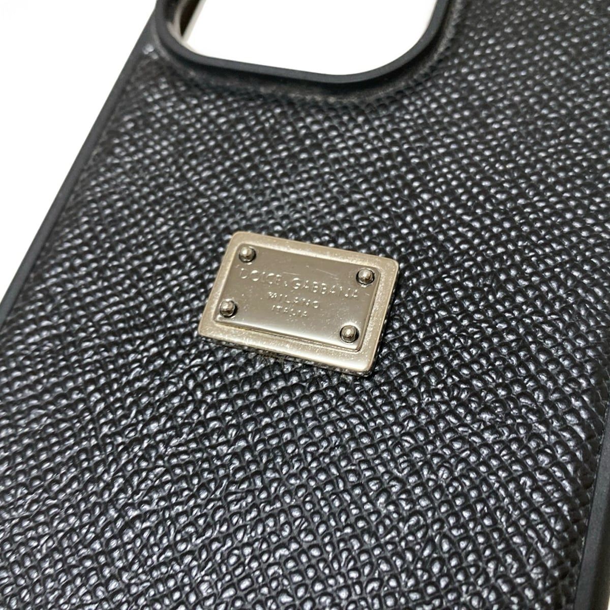 DOLCE&GABBANA(ドルチェアンドガッバーナ) 携帯電話ケース - 黒