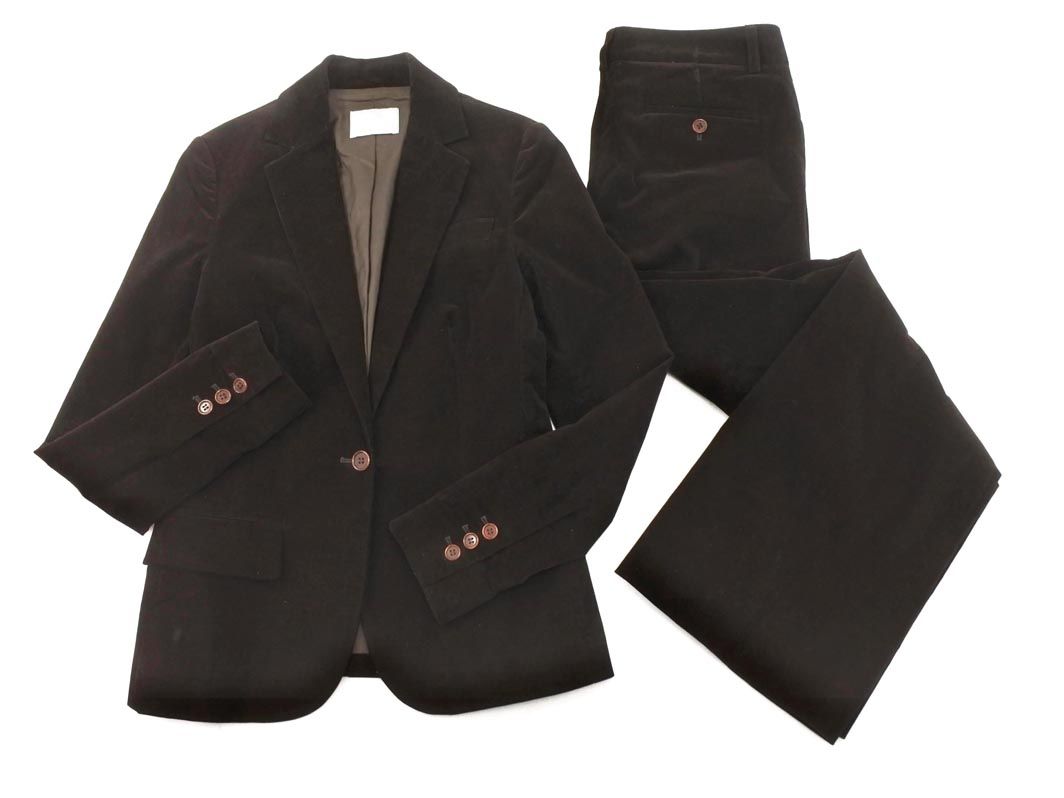 theory luxe セオリーリュクス ベロア セットアップ ジャケット パンツ