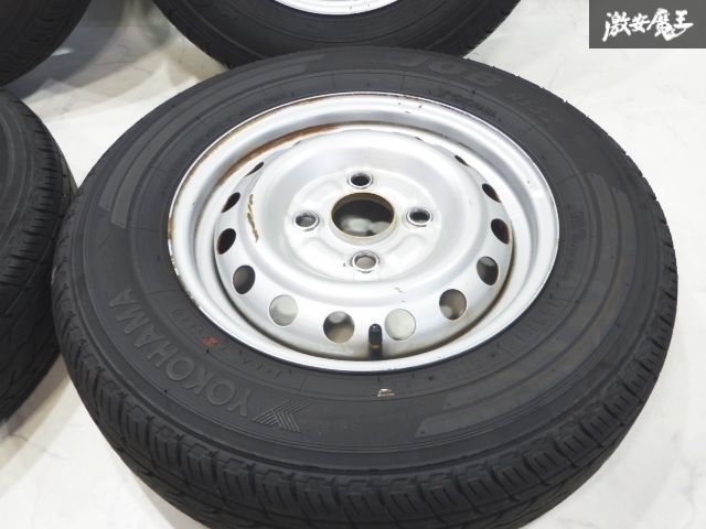 ○ダイハツ 純正 ハイゼット 12インチ 4J ＋40 4H 4穴 PCD100 スチール