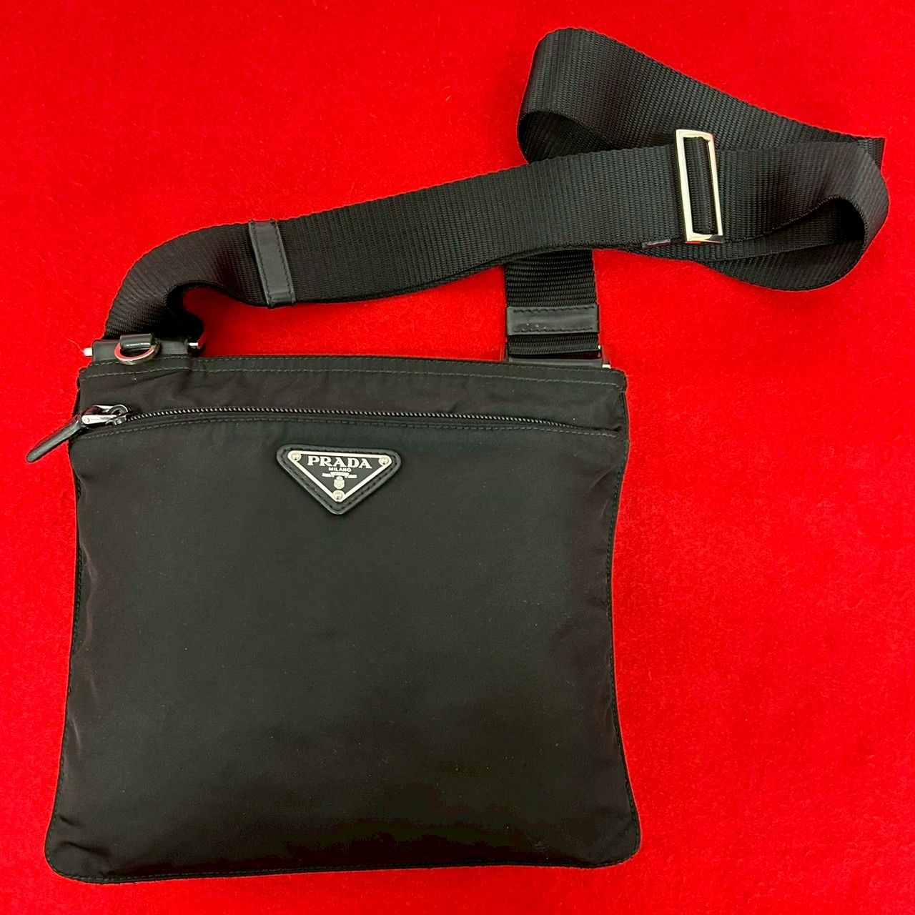 MARI@jm　プラダ サコッシュ ショルダーバッグ ナイロン 三角ロゴ PRADA プラダ ショルダーバッグミニショルダーバッグ サコッシュ