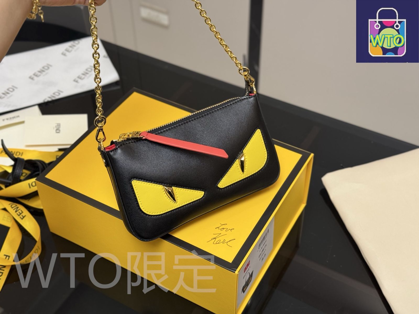 今日特価】FENDI モンスター マージャン Bag New Model - メルカリ