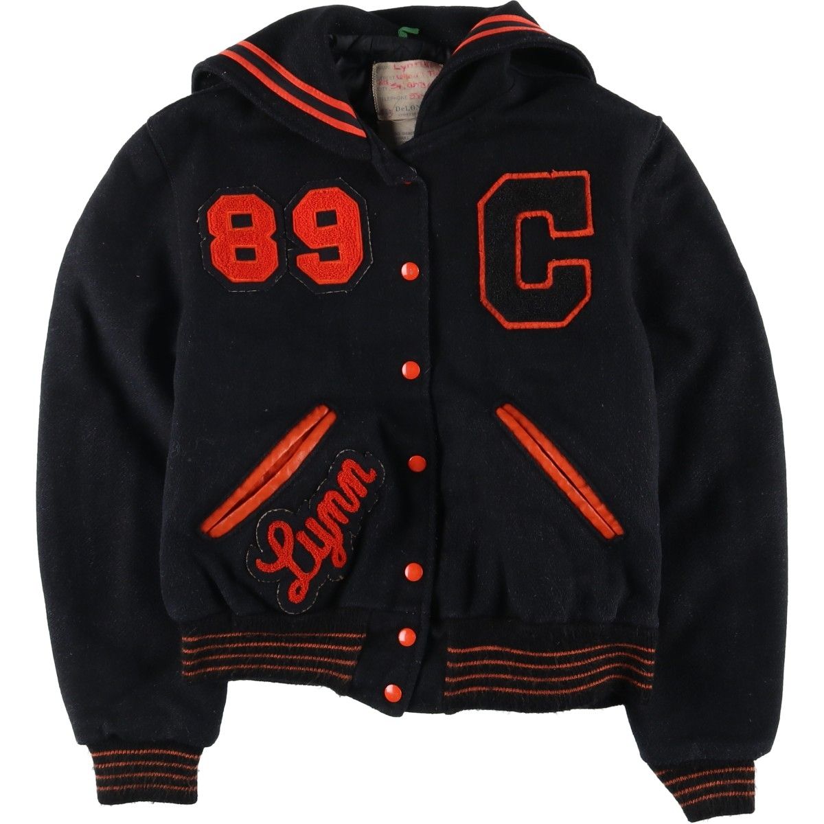 古着 70~80年代 デロング DeLONG セーラーカラー ウールスタジャン