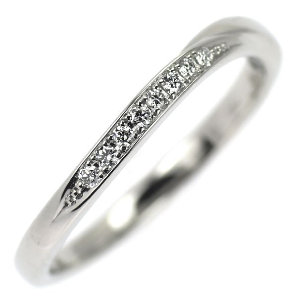 俄 Pt950 ダイヤモンド リング せせらぎ - メルカリ