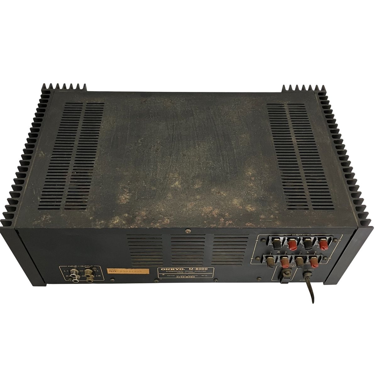 ONKYO オンキョー M-8000 ステレオ パワーアンプ 音響機材 オーディオ