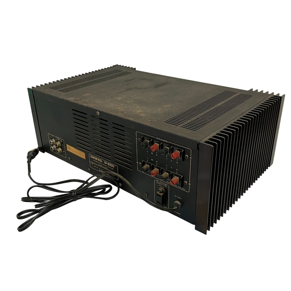 ONKYO オンキョー M-8000 ステレオ パワーアンプ 音響機材 オーディオ