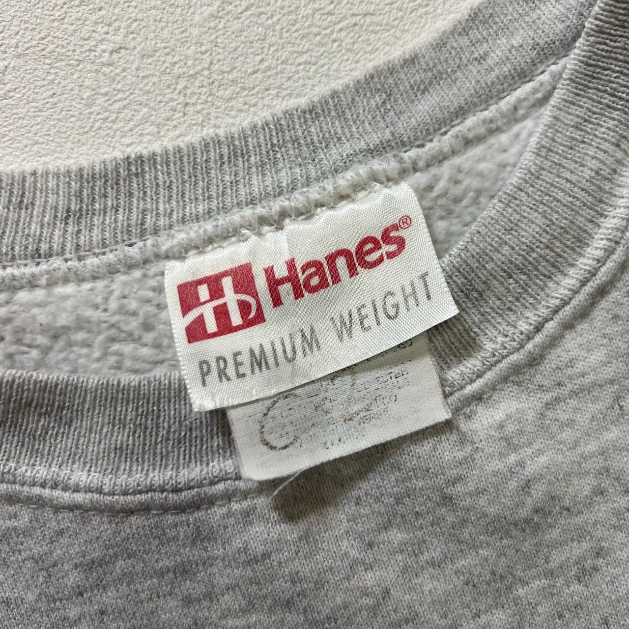 90s～00s Hanes PREMIUM WEIGHT 無地 スウェット トレーナー ヘインズ