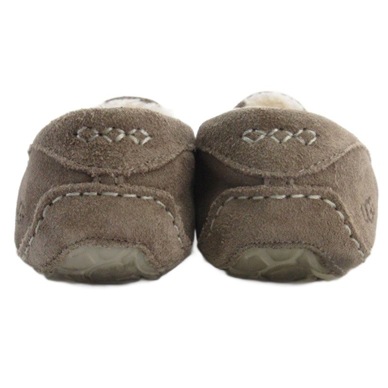 新品・アウトレット品】UGG モカシン アンスレー ライトグレー 24cm