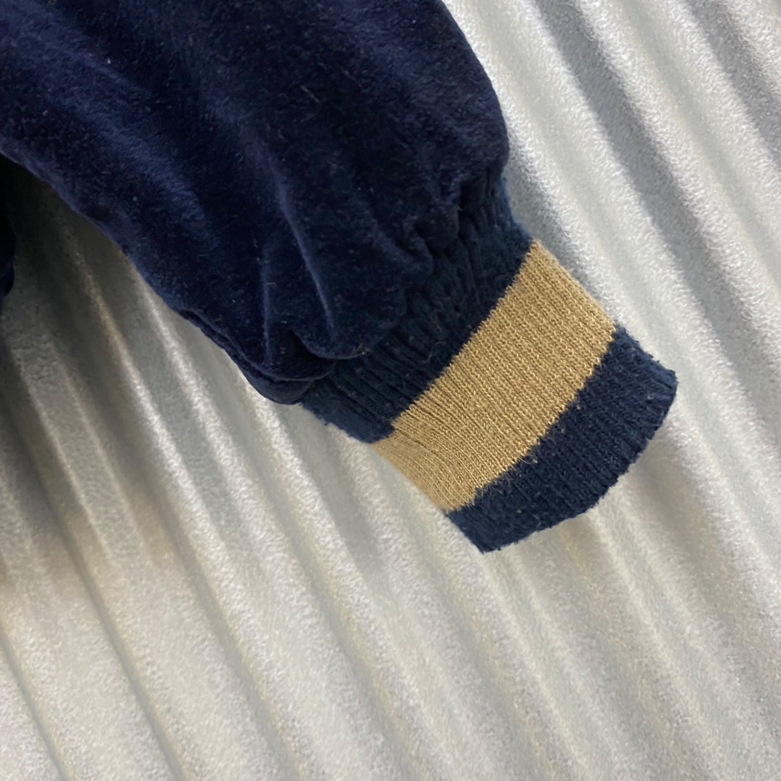 MF SHINS期 ドゥニーム スカジャン 鯉 鶏 藍染 刺繍 ベロア