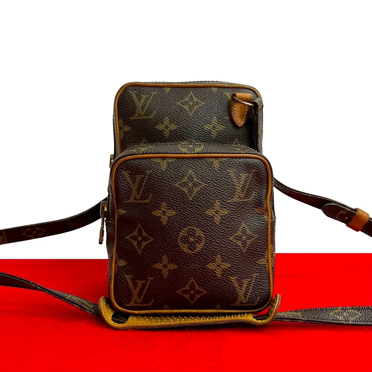 極 美品 LOUIS VUITTON ルイヴィトン アマゾン モノグラム ロゴ 柄