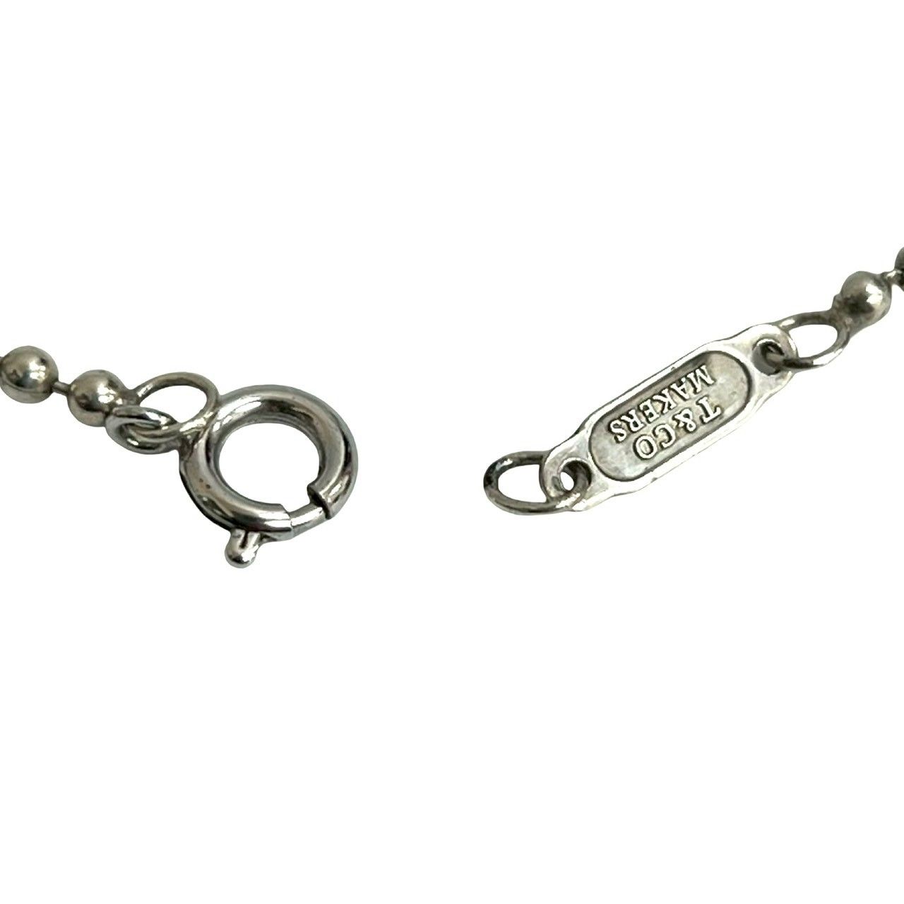 極 美品 TIFFANY&Co. ティファニー ドッグタグ ネックレス シルバー925