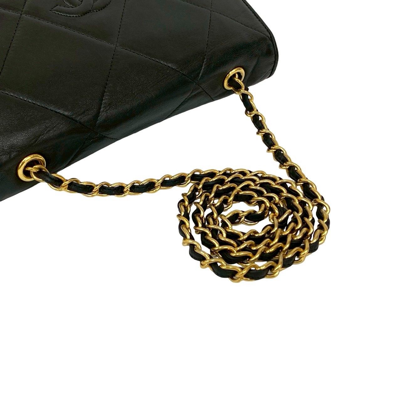 シャネル　マトラッセ　ココマーク ラムスキン　シール有 20番台　ブラック 楽天市場】CHANEL シャネル マトラッセ チェーンショルダーバッグ ココ