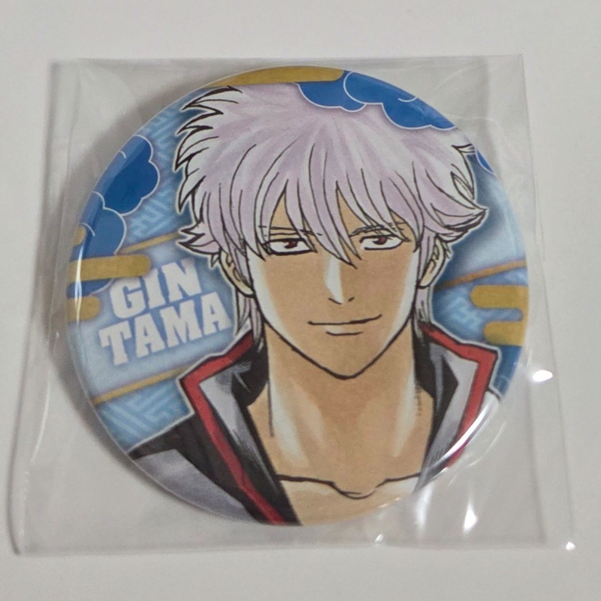 銀魂 銀魂展 はたちのつどい シルバーソウル缶バッジ　坂田銀時 4つセット 銀魂 銀魂展 はたちのつどい シルバーソウル缶バッジ 坂田銀時 4つ